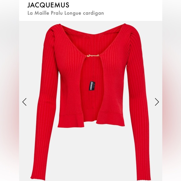 ❤️JACQUEMUS
La Maille Pralu Longue cardigan❤️NEW - Picture 9 of 17